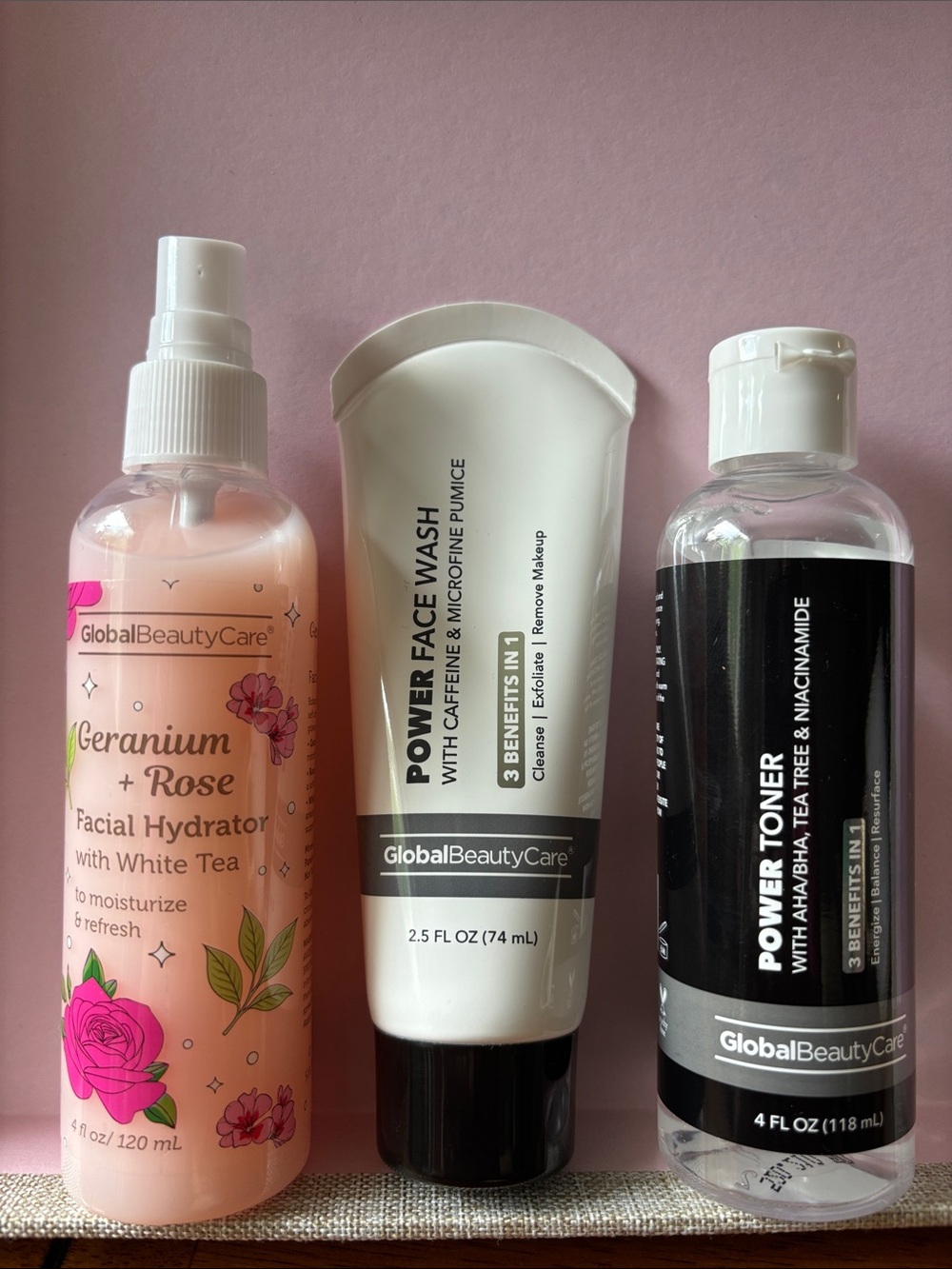 GlobalBeautyCare Skincare: Wash + Toner + Hydrator